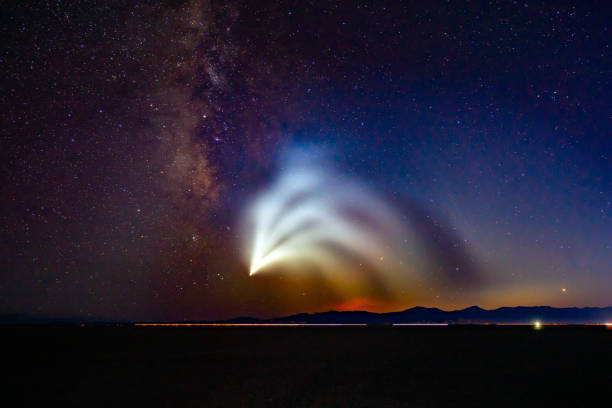 Wildlife refuge shared with launch pads